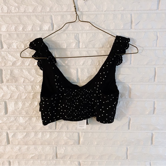 NWT American Eagle Lace and Polka Dot  Crop Top Size XS - Picture 8 of 9